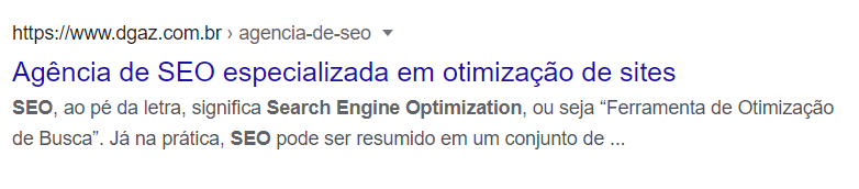 Title tag - Agência de SEO