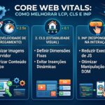 Core Web Vitals: como melhorar LCP, CLS e INP